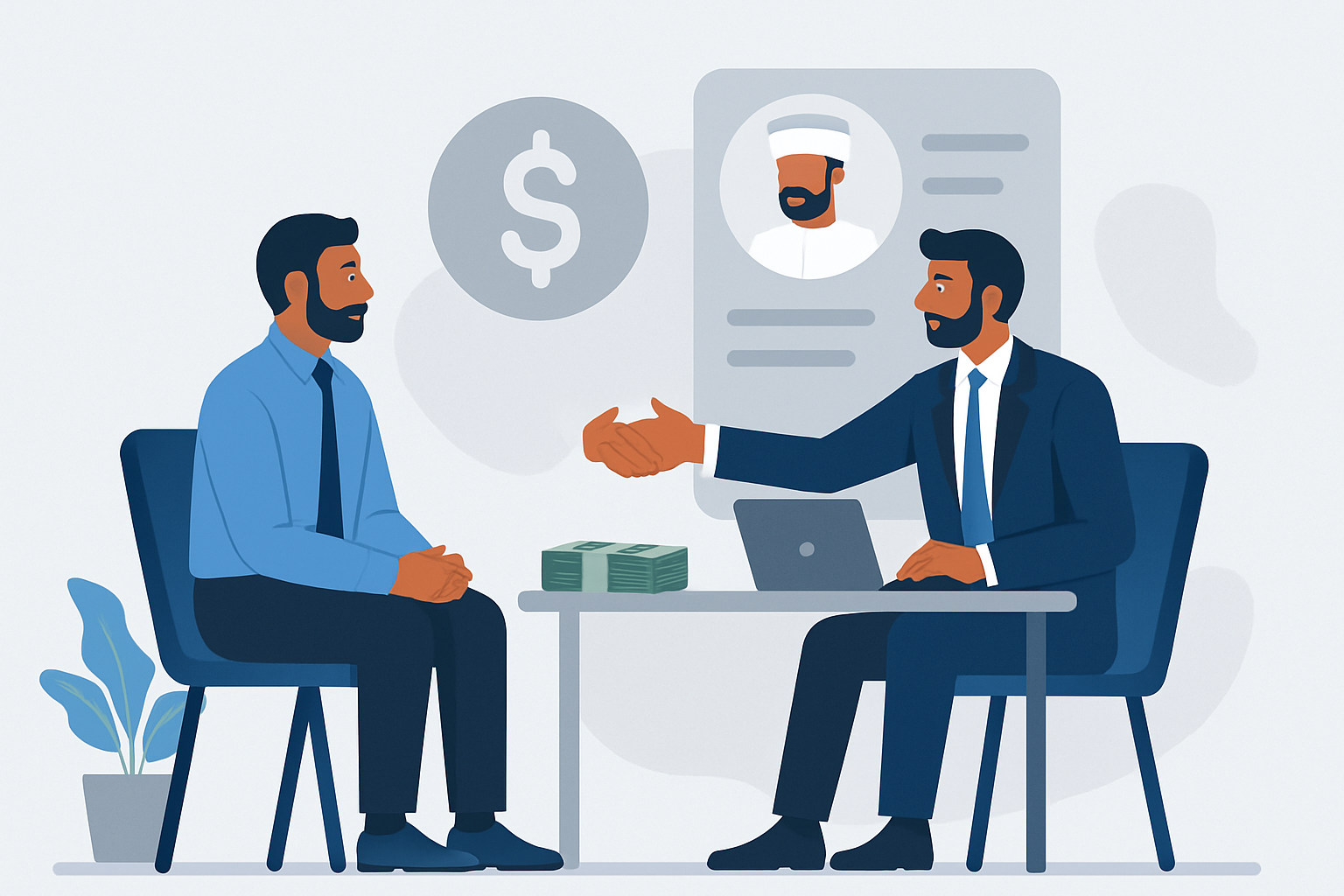 Salary comparison chart for AI professionals