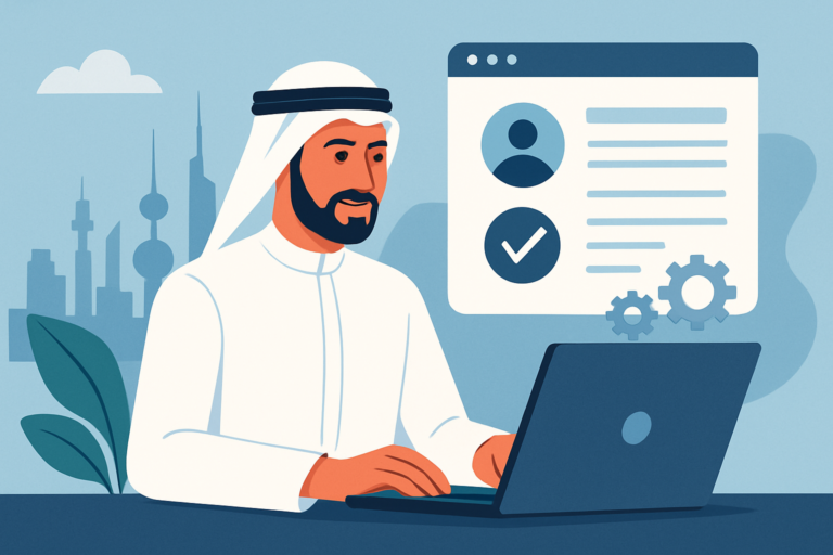Remote AI professional working from home