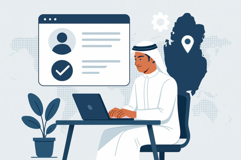 Remote AI professional working from home