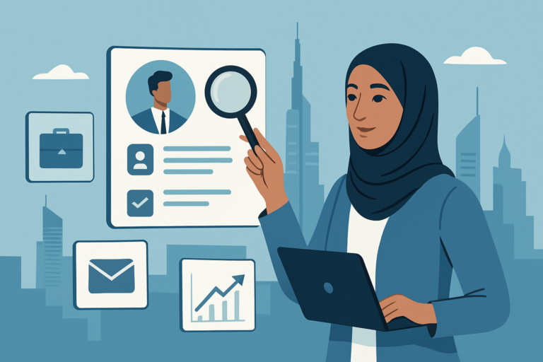 Professional receiving a job offer in a modern office