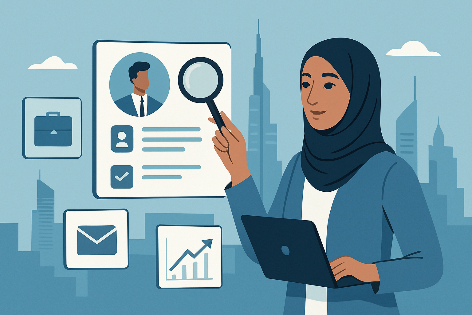 Professional receiving a job offer in a modern office