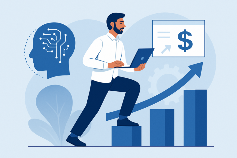 AI professional reviewing salary and compensation data