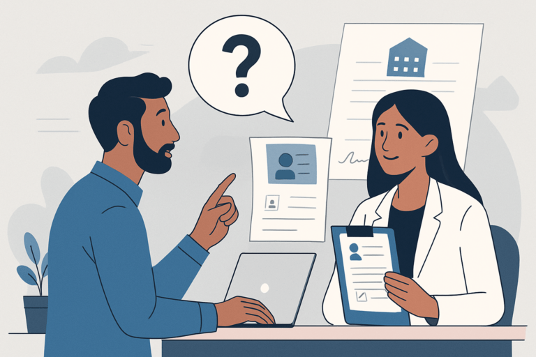 HR recruiter reviewing AI talent profiles