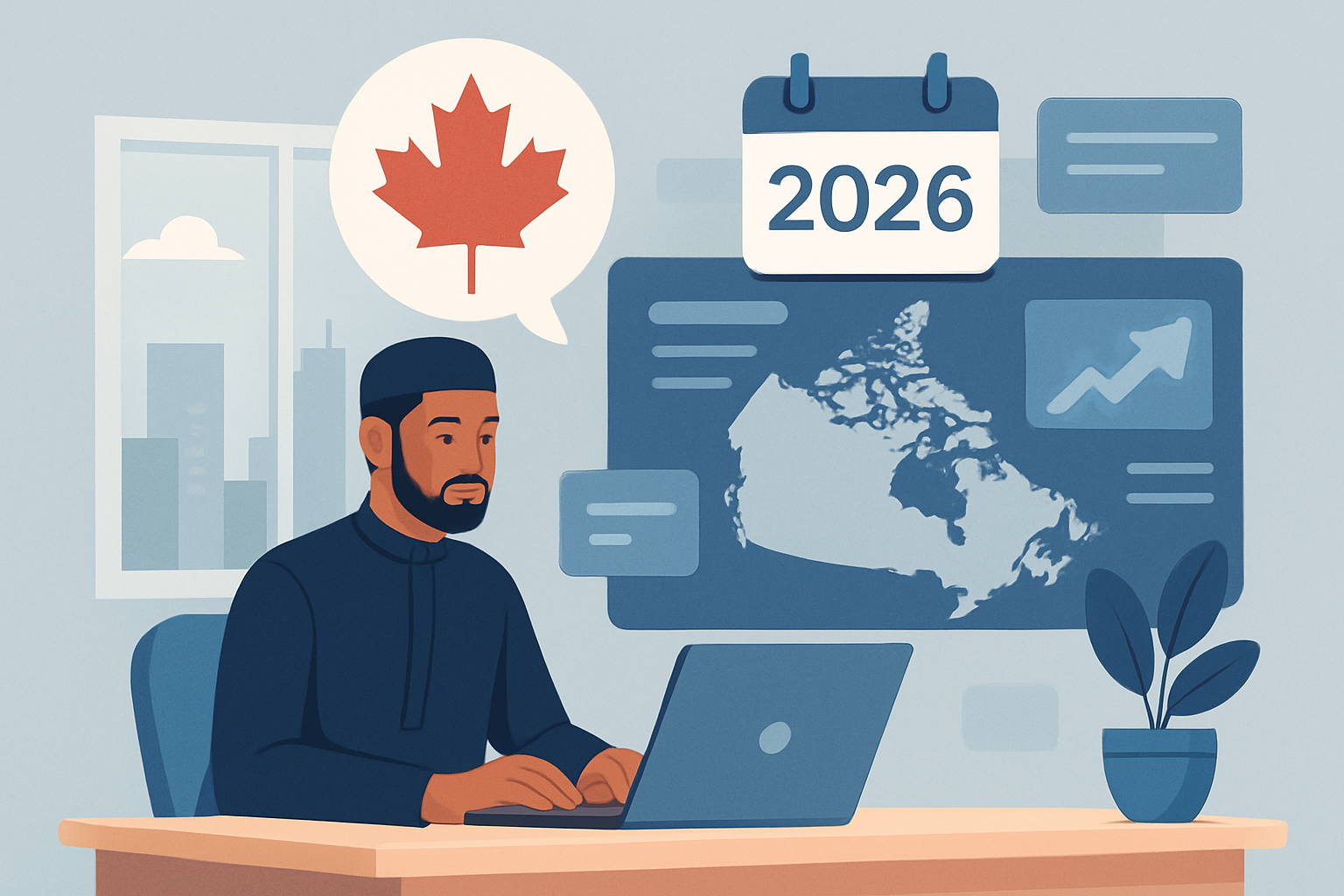 Remote AI professional working from home