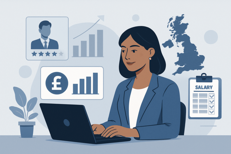 Salary comparison chart for AI professionals