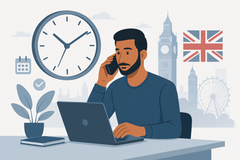 Remote AI professional working from home