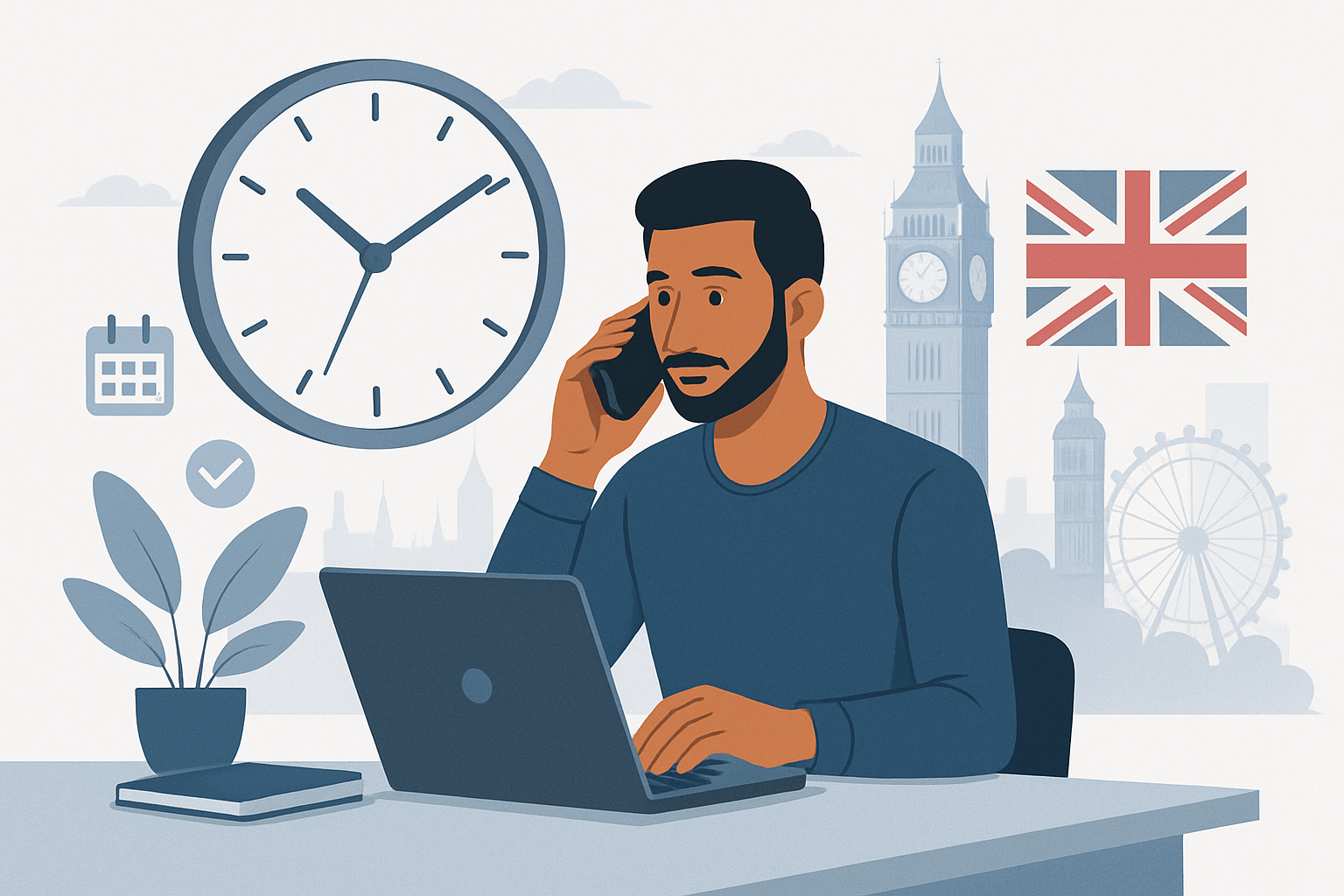 Remote AI professional working from home