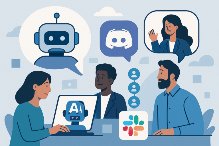 AI professionals networking at a tech community event