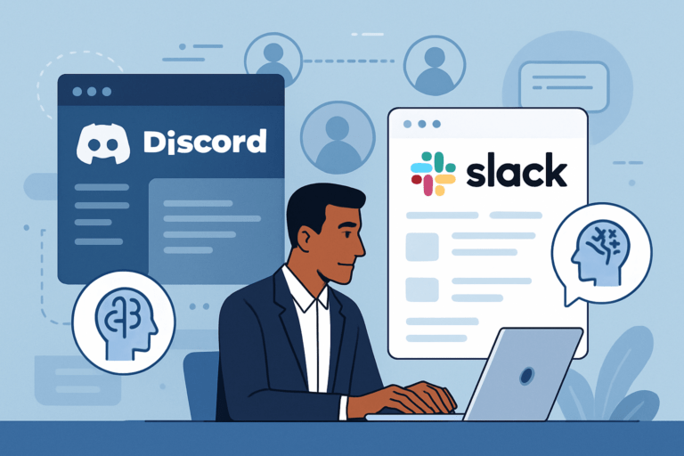 AI professionals networking at a tech community event