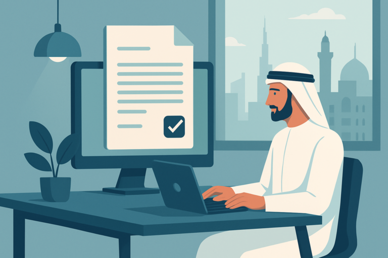 Remote AI professional working from home