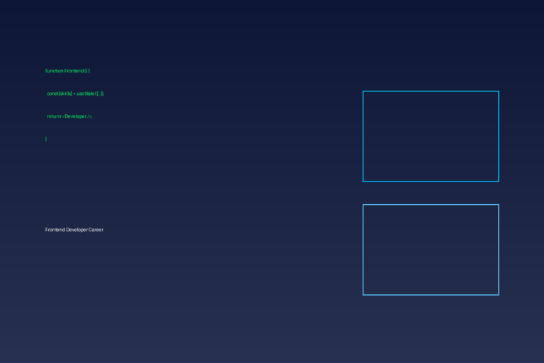 Professional Frontend Developer working on code